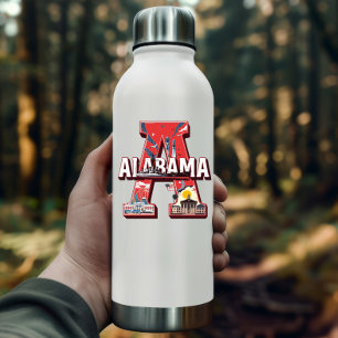 Alabama State Sticker Landmarks & History Design