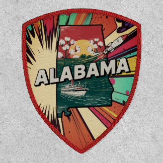 Alabama State Travel Badge Patch