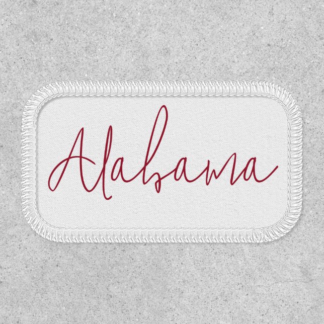 Alabama State Travel Souvenir Gift Patch (Front)