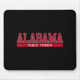 Alabama Table Tennis Mouse Pad