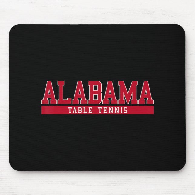 Alabama Table Tennis  Mouse Pad (Front)
