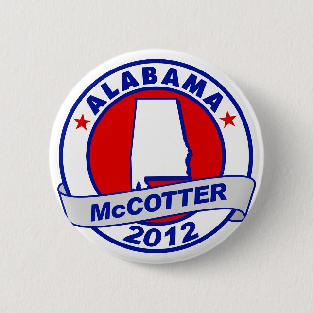 Alabama Thad McCotter Button (Front)