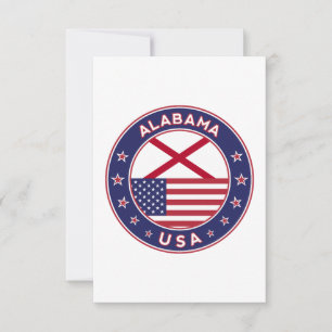 Alabama Thank You Card