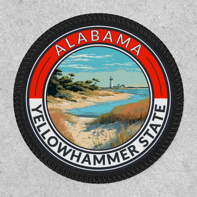 Alabama Travel Art Badge (Front)