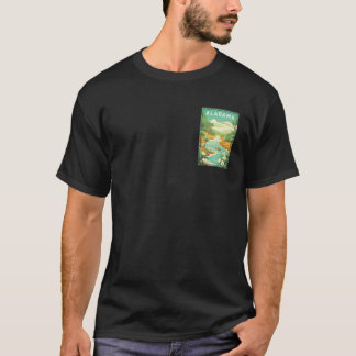 Alabama Travel Poster T-Shirt