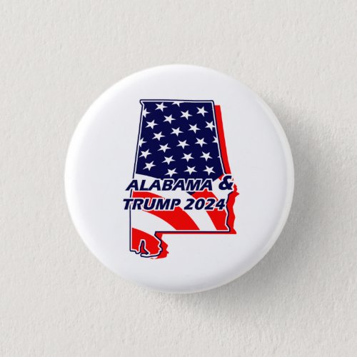 Alabama  Trump 2024 Button