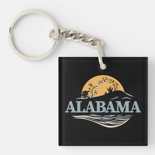 Alabama United States of America Keychain (Front)
