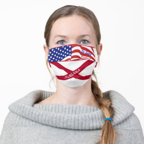  Alabama Vacation Adult Cloth Face Mask