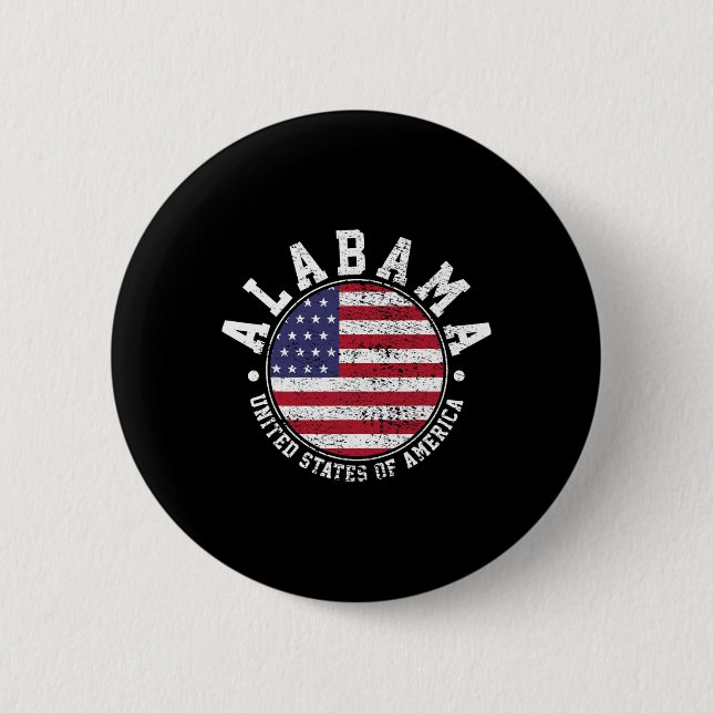 Alabama Vintage  Button (Front)