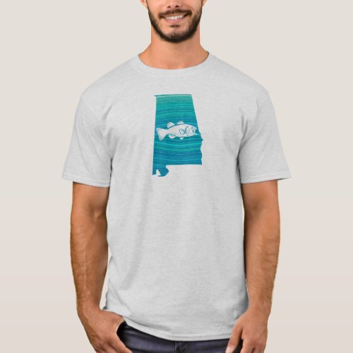 Alabama Wave Fishing T_Shirt