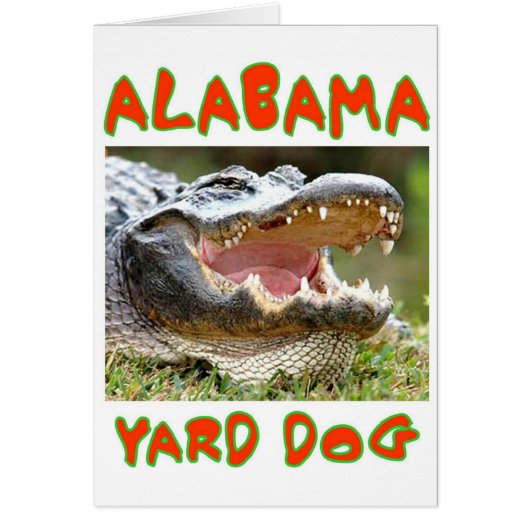 ALABAMA YARD DOG CARDS (Front)