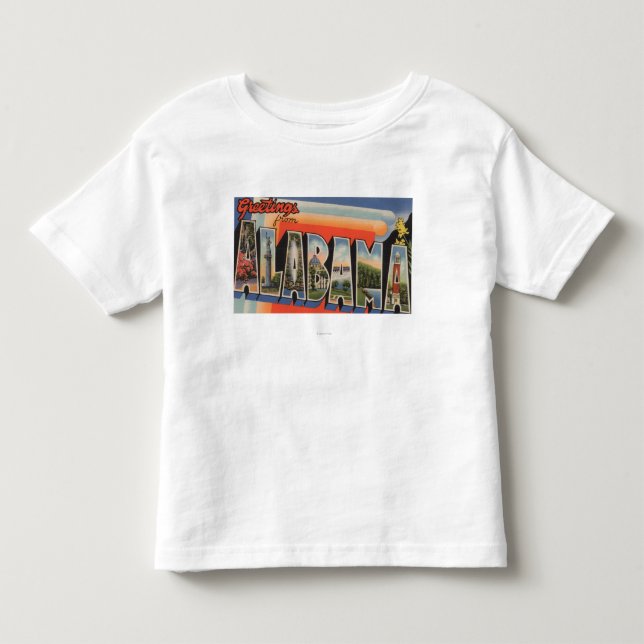 AlabamaLarge Letter ScenesAlabama Toddler T-shirt (Front)