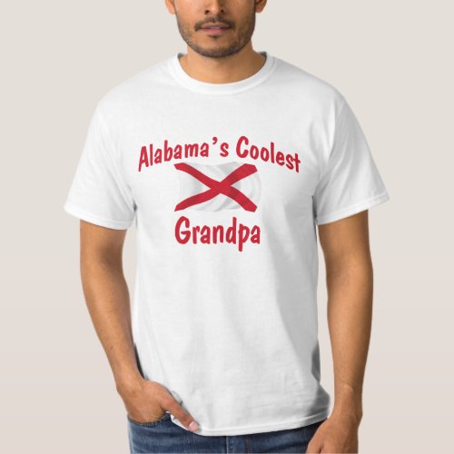 Alabamas Coolest Grandpa T_Shirt