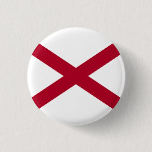 Alabamian Flag, Flag of Alabama Button