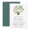 Alabaster Bouquet Rehearsal Dinner Invitation