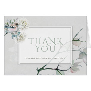 Alabaster Dahlia Woodsy Rustic Watercolor Cards