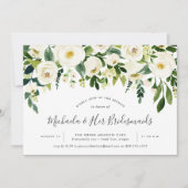 Alabaster Floral Bridesmaids Brunch Invitation (Front)