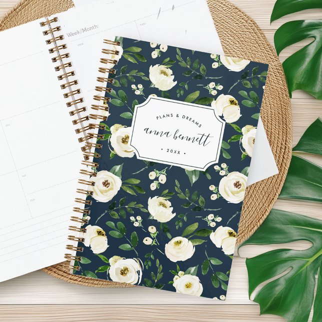 Alabaster Floral Personalized Planner (Creator Uploaded)