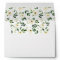 Alabaster Floral Pre-Printed Return Address 5x7