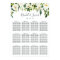Alabaster Floral Wedding Seating Chart
