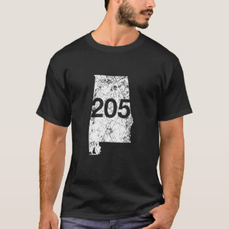 Alabaster Hoover Birmingham Area Code 205 Shirt, A T-Shirt