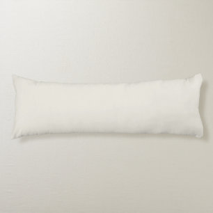 Alabaster (solid color) body pillow