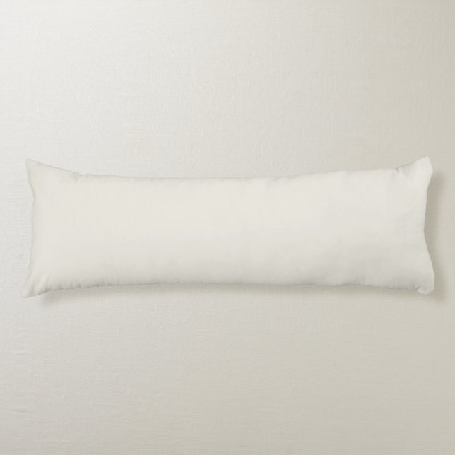 Alabaster (solid color)  body pillow (Front)
