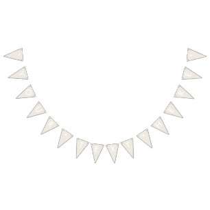 Alabaster Solid Color Customize It Bunting Flags