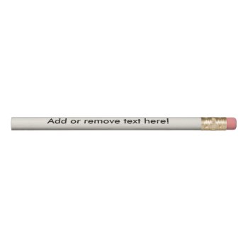 Alabaster Solid Color Customize It Pencil by SimplyColor at Zazzle