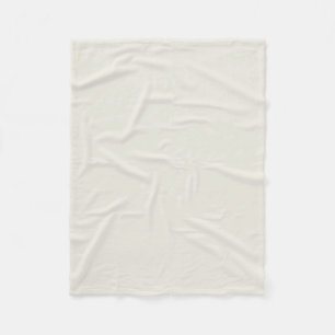 Alabaster (solid color) fleece blanket
