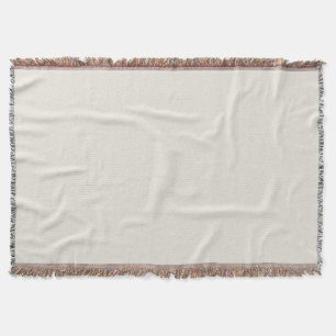 Alabaster (solid color) throw blanket