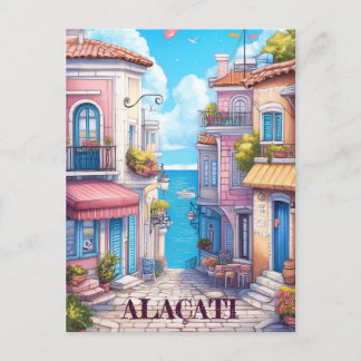 Alaçatı Izmir Turkiye Travel Postcard