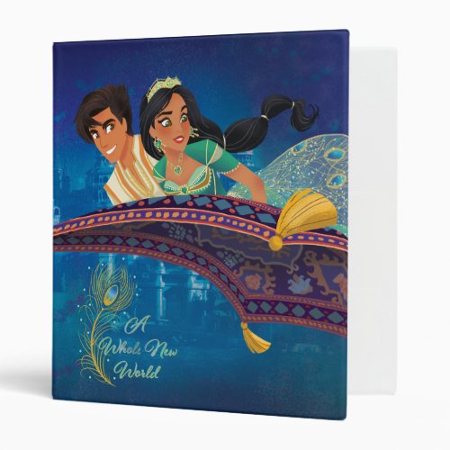 Aladdin  A Whole New World 3 Ring Binder