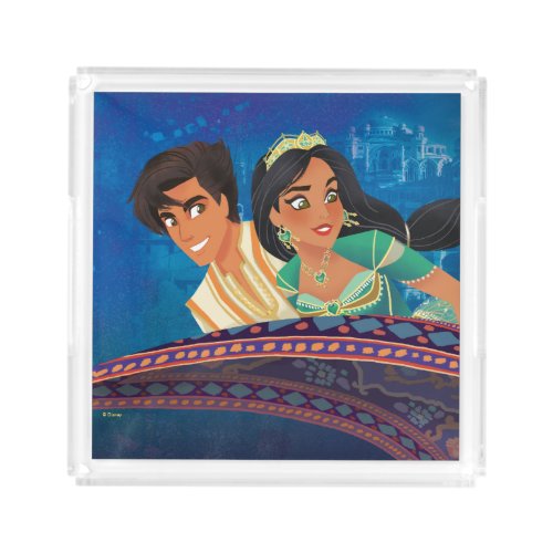 Aladdin  A Whole New World Acrylic Tray