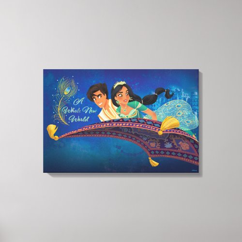 Aladdin  A Whole New World Canvas Print