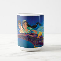 New Disney Aladdin, Jasmine, Genie Coffee Mug