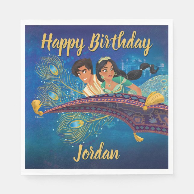 Aladdin | A Whole New World Napkins (Front)