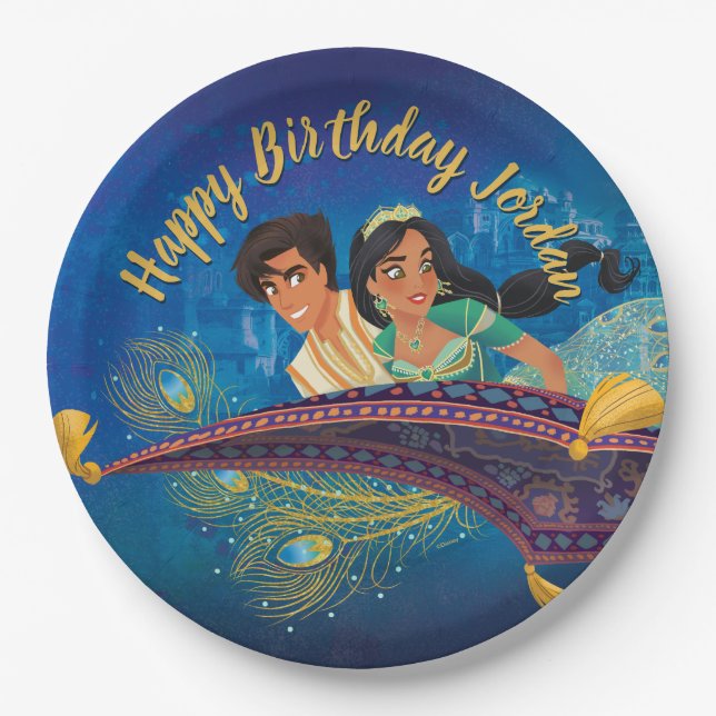 Aladdin | A Whole New World Paper Plates (Front)