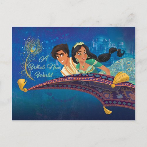 Aladdin  A Whole New World Postcard