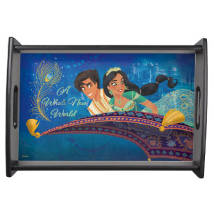 Aladdin A Whole New World Serving Tray