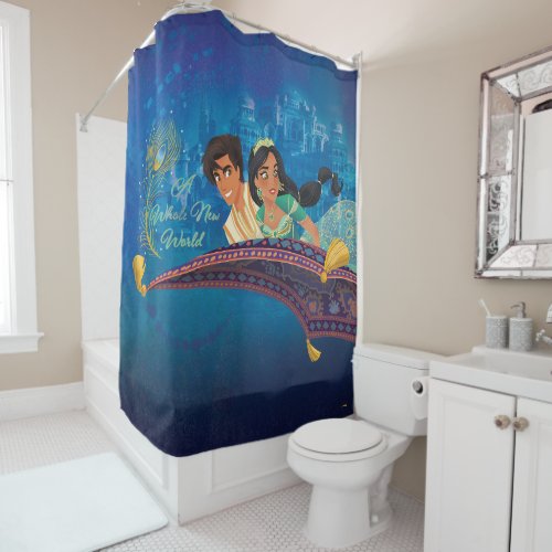 Aladdin  A Whole New World Shower Curtain
