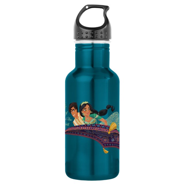 Aladdin | A Whole New World Stainless Steel Water Bottle (Front)