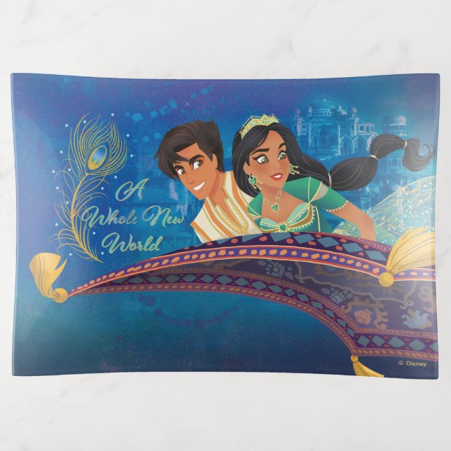 Aladdin | A Whole New World Trinket Tray (Front)