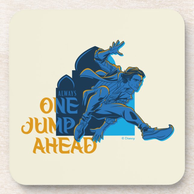 Aladdin | Always One Jump Ahead Beverage Coaster (Front)