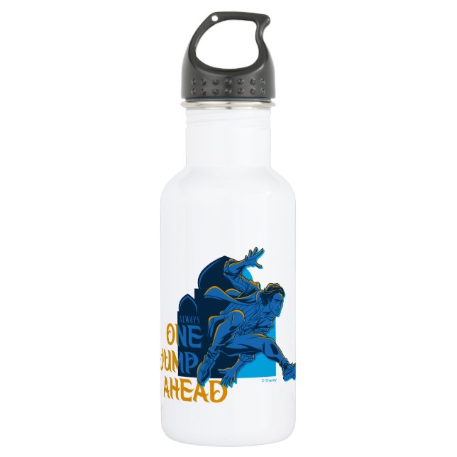 Aladdin | Always One Jump Ahead Stainless Steel Water Bottle (Front)