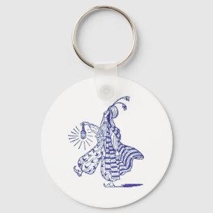 Aladdin and His Electric Lamp Keychain