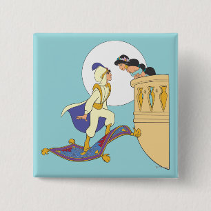 Aladdin and Jasmine Button
