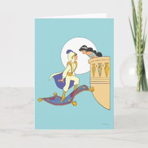 Aladdin and Jasmine Card
