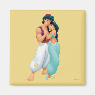 Aladdin and Jasmine Hugging 2 Magnet