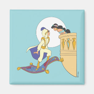 Aladdin and Jasmine Magnet